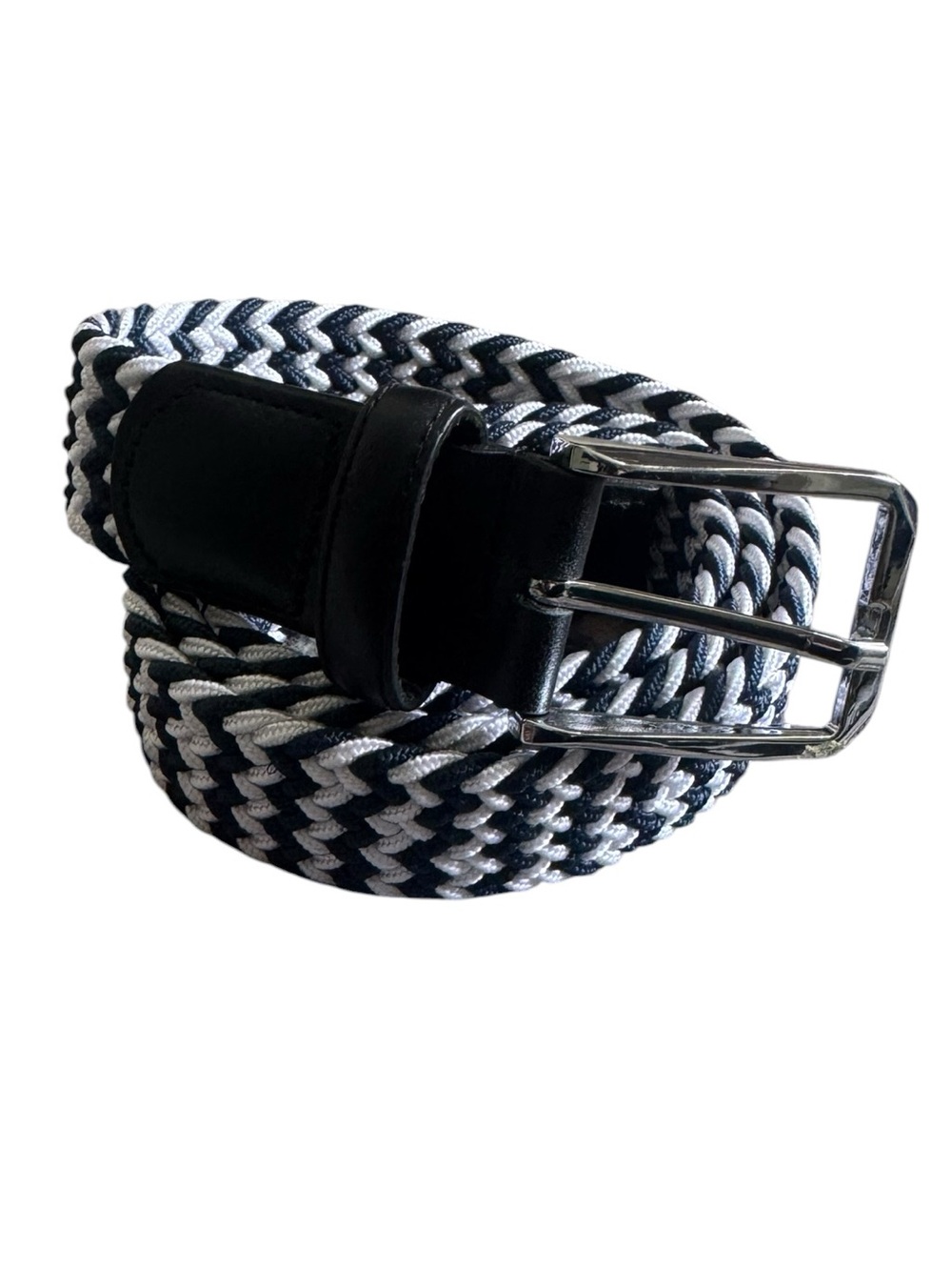 GHOST GOLF Men's Rory Braided Golf Belt navy/Off white NWOT 38 - Picture 2 of 5